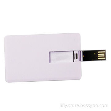 Card-shaped USB, Available with Full Color Logo Printing
